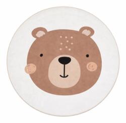Mila Home Кафяв/кремав детски килим подходящ за пране ø150 cm Teddy Bear - Mila Home (HKC-YuvHali-699-150x150)