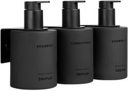 blomus Черни стенни стъклени диспенсери за сапун 3 бр. 350 ml Kirei - Blomus (66877)