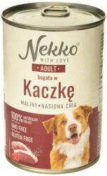 Nekko Kutyatáp Felnőtt Kacsa Málna Chia 400g