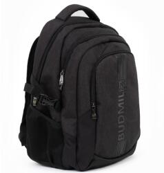 budmil sötétszürke / fekete textil hátizsák 10110149/s93