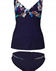 Bonprix B. p. c Kétrészes Női Fürdőruha Regular Tankini Növényi Mintás 42-ES
