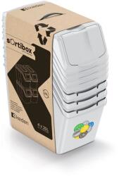 KEDEN Set de coșuri pentru colectare selectivă Sortibox, 4×20 l, gri cenușiu Cos de gunoi
