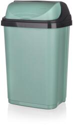 keeeper Coș de gunoi glisant 25 l plastic verde Cos de gunoi