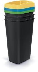 KEDEN Set coșuri de gunoi Compacta Q Drop 3×45 l Cos de gunoi