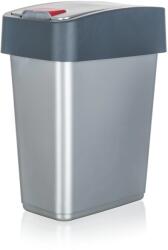 keeeper Coș de gunoi basculant 10 l - plastic argintiu/gri Cos de gunoi