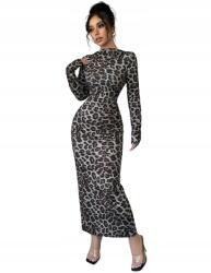 Shein Ruha Mintás Maxi Ceruza Ruha XL