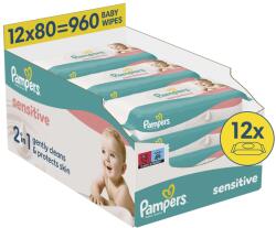 Pampers Sensitive Baby babatörlőkendő, 80 db (80873852)