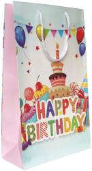 Paper Craft SET 10 pungi cadou mari Happy Birthday