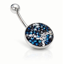 ROCKOS piercing - 15 mm (kék-ezüst) (2026041612)
