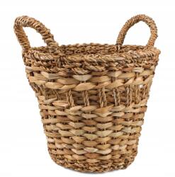 Tin Tours Boho Kerek Tengerifű Kosár Fogantyúkkal 30x30x26/33 cm (CON-2984.S)