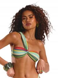 Shein Bikini Felső Rész Poliészter Csíkos L
