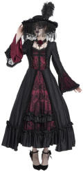 Devil Fashion rochie damă DEVIL FASHION - Gothic - Black and Red - ESKT06602