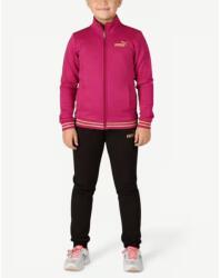 PUMA Essentials+ Glitter Full-Zip Tracksuit Violet/Black - magazinko