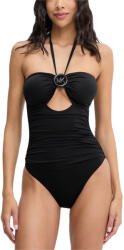 Michael Kors Costum de baie Bandeau Logo Trim Cut MM99987 001 black Costum de baie dama