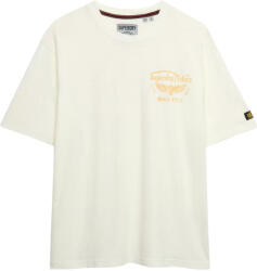 Superdry T-Shirt D3 Ovin Heritage Biker Loose M1012350A 34c winter white (M1012350A 34c winter white)