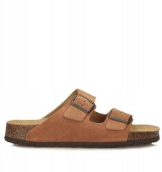 Dr. Brinkmann Női/férfi flip-flop papucs Dr. Brinkmann 600134-21 barna bőr (600134-21)