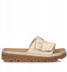 RIEKER Női flip-flop papucs Rieker V8763-60 arany platform (V8763-60)