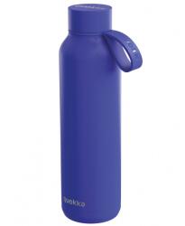 QUOKKA Solid, rozsdamentes acél kulacs termosz füllel, sötétkék, 630 ml, 40176 (40176)