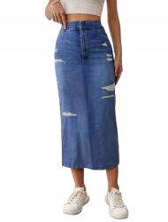 Shein Egyenes MIDI Szoknya M