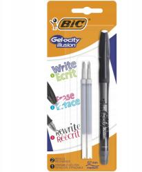 BIC Gel-ocity Illusion Törölhető Golyóstoll Bic Fekete Bliszter 1+2DB