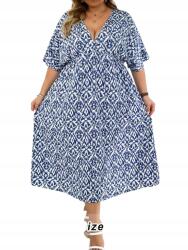 Shein Ruha V-nyakkivágással És Rövid UJJÚ__6XL