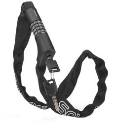 ROCKBROS 3230002001 biciklizár kombinációval és kulccsal - fekete