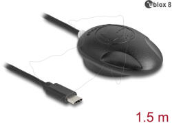 Navilock NL-802UC EVA-M8Q USB 2.0 Type-C Multi GNSS-vevőegység, u-blox 8, 1, 5 m (4043619643110)