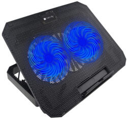 TECHLY ICOOL-CP11TY laptop állvány Fekete 43, 2 cm (17") (368734)