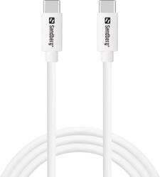 Sandberg USB 3.0 Type C Összekötő Fehér 1m 136-52 (136-52)
