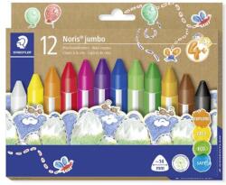 STAEDTLER Noris jumbo 228 14 Zsírkréta vastag háromszögletű 12 különböző szín (228 14 C12)
