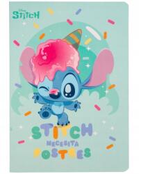 Stitch Jegyzetfüzet A5 Stitch, 60 lap, Vonalak, Pasztellzöld (77778PTR)