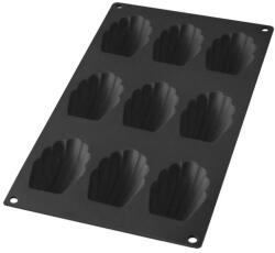 Lékué Szilikon madeleine sütőforma 9db Fekete LK880483 (LK880483)