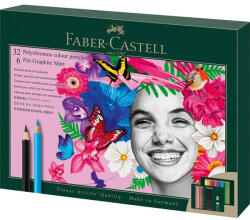 Faber-Castell Polychromos & Pitt Graphite Matt 40 db-os művészceruza készlet (FC210053) - pepita