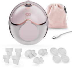 KinderKraft Mamaflow Pompă de sân electrică hands-free - Roz (KEMAFL00PNK0000)