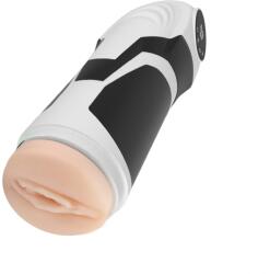STD Masturbator Electric Pussy 9 Moduri Vibratii, 9 Moduri Suctiune, USB, TPE Realist, Negru, 25.5 cm