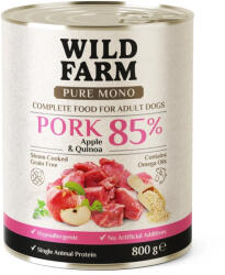  Wild Farm WILD FARM PURE MONO Sertéshúsos Alma és Quinoa 800g monoprotein kutyatáp