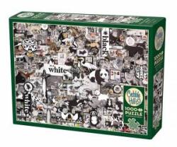 Cobble Hill Puzzle 1000 Black and White Animals G3