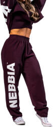 Nebbia Pantali de trening pentru femei STRG BEAUTY Loose-Fit Baggy Pants BOYFRIEND STYLE 432 dark red L