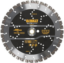 DEWALT ELITE Disc diamant universal de tăiere 300 x 25, 4 mm segmentat (DT20463-QZ) Disc de taiere