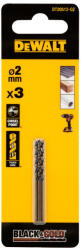 DEWALT BLACK & GOLD Csigafúró 2, 0 x 49/24 mm HSS (3 db) (DT20512-QZ)