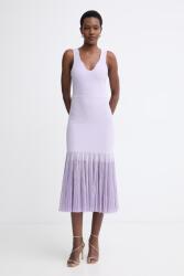 HUGO BOSS rochie cu lyocell Floe PPY2-SUD1GG_45X (50557146)