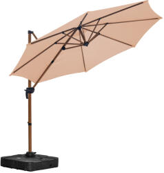 Mirpol Roma D bej parasol de grădină (5907768278823)