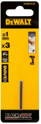 DEWALT BLACK & GOLD Csigafúró 1, 0 x 34/12 mm HSS (3 db) (DT20510-QZ)