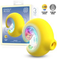 Engily Ross Mandy Clitoral Stimulator Sucker with LED Lights Yellow Vibrator
