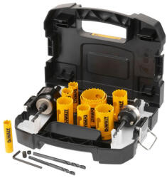 DEWALT EXTREME Körkivágó készlet 13 részes (16-19-22-25-29-32-35-44-51 mm) bimetál (DT90356-QZ)