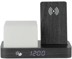Karlsson ceas cu alarmă LED din lemn 99KK-ZEUZZP_99X (KA6079BK)