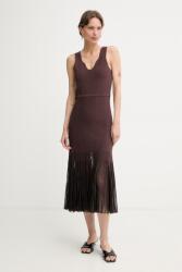 HUGO BOSS rochie cu lyocell Floe PPY2-SUD1GG_89X (50557146)