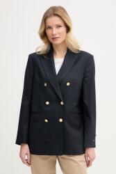 Tommy Hilfiger sacou cu două rânduri de nasturi pentru femei, cu amestec de lână PPY2-KZD07G_59X (WW0WW50784)