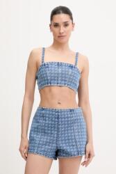 Perfect Moment crop top pentru femei, din denim PPY2-TSD1GB_95X (W8000319)