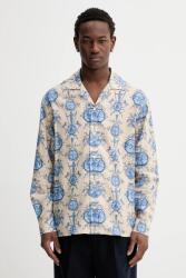 Drôle de Monsieur selyem ruha La Chemise Patineur - bézs M